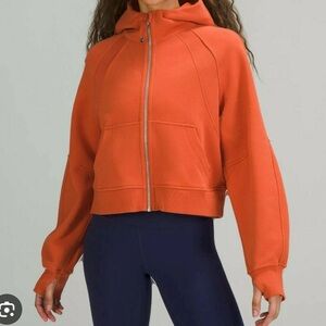 Lulu Lemon Scuba Oversized Full-Zip in Canyon Orange